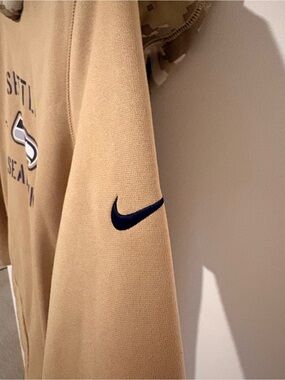 Youth Nike Tan Seattle Crewneck Sweatshirt